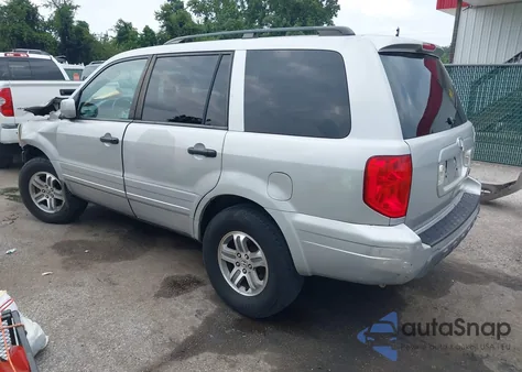 2004 Honda Pilot Ex-L из США, поврежденный, VIN 2HKYF18654H572965